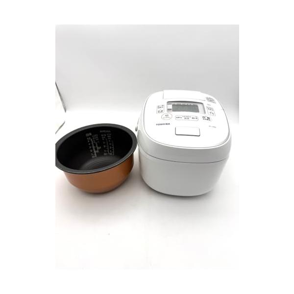 【中古】東芝 炊飯器 5.5合 IH式 鍛える釜 グランホワイト RC-10RM-W