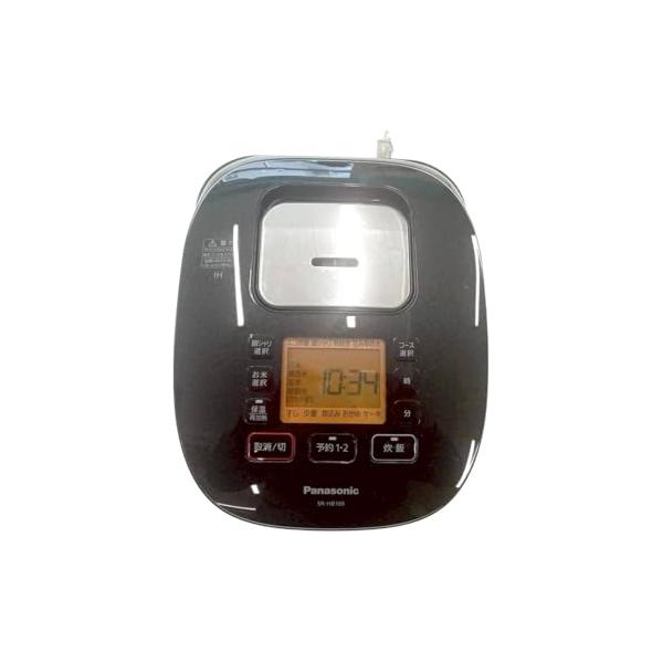 【中古】パナソニック 炊飯器 5.5合 IH式 黒いこと SR-HB109-K
