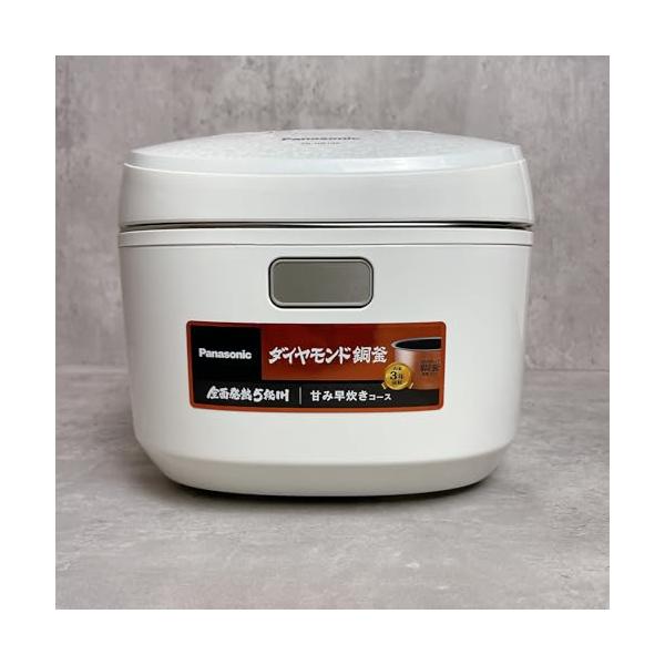 【中古】パナソニック 炊飯器 5.5合 IH式 白いこと SR-HB109-W