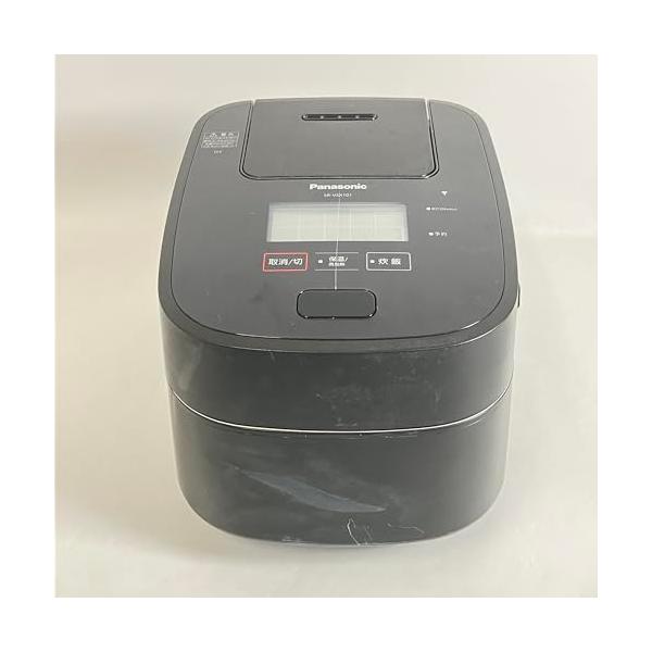 【中古】パナソニック 炊飯器 5.5合 最高峰ひな形 スマホ協同 ブランド名炊き分け 変数剪断応力\u0026大射撃能力おどり炊き 水蒸気\u0026全面熱のある状態6段IH式 黒いこと SR-VS