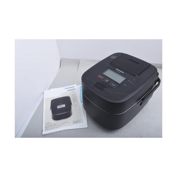 【中古】パナソニック 炊飯器 5.5合 最高峰ひな形 スマホ協同 ブランド名炊き分け 変数剪断応力\u0026大射撃能力おどり炊き 水蒸気\u0026全面熱のある状態6段IH式 黒いこと SR-VS