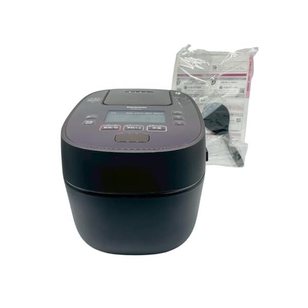【中古】パナソニック 炊飯器 5.5合 変数剪断応力おどり炊き 全面熱のある状態5段IH式 赤銅色 SR-MPA101-T
