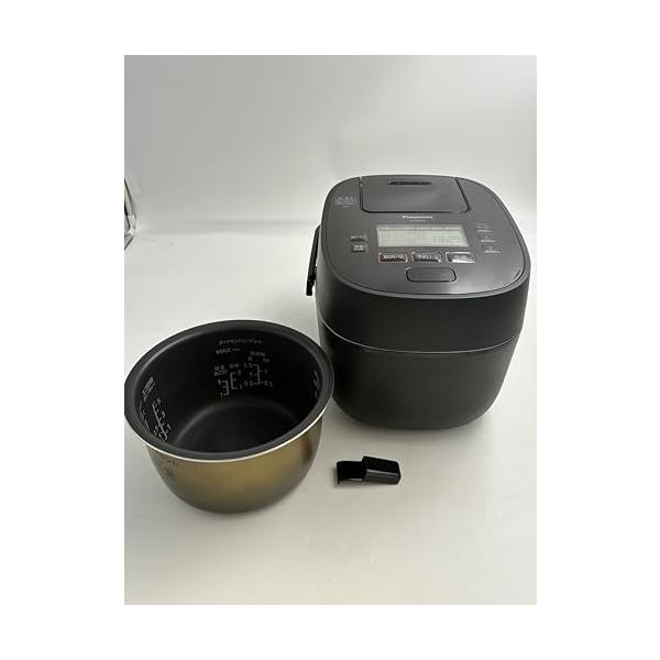 【中古】パナソニック 炊飯器 5.5合 変数剪断応力おどり炊き 全面熱のある状態5段IH式 黒いこと SR-MPA101-K