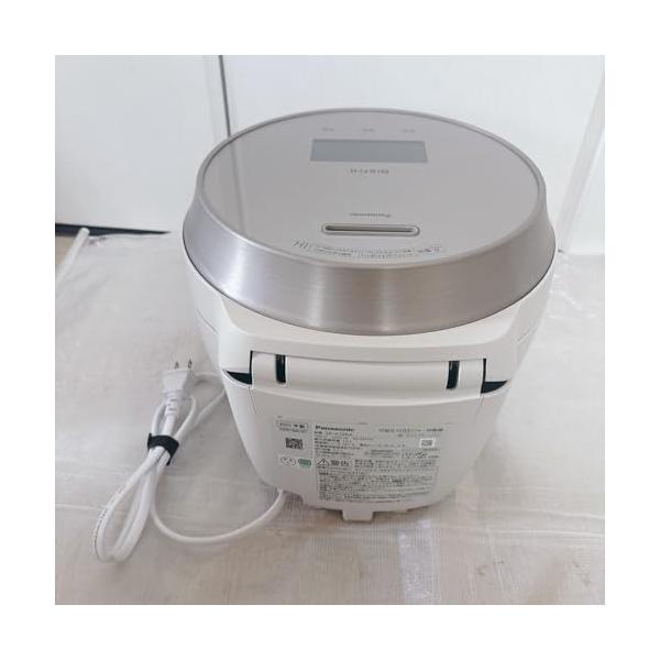 【中古】パナソニック 炊飯器 5.5合 最高峰青写真 螺旋釘トロ 匠技人工知能学 加圧熱風揚水機積み上げる お取りつくろう部分品2点 ライトグレージュ SR-V10BA-H