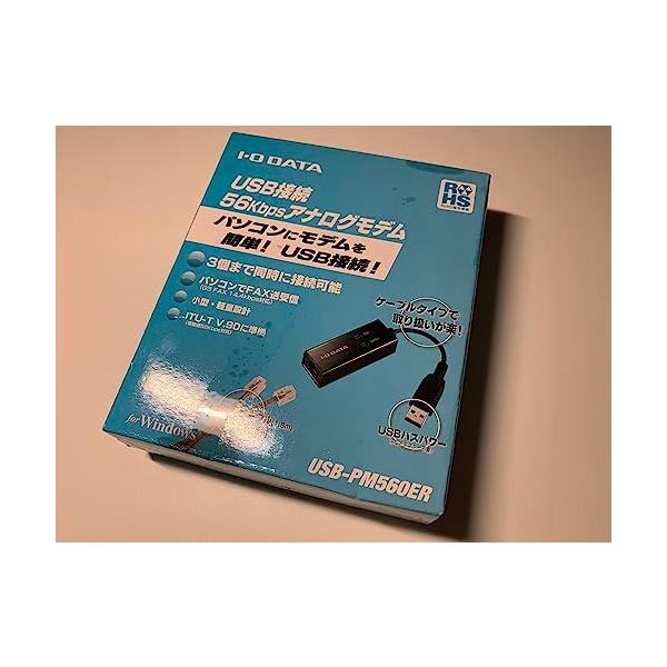 【中古】I-O DATA アナログモデム USB繋ぎ合わせる/外信用販売/56kbps/V.90 USB-PM560ER