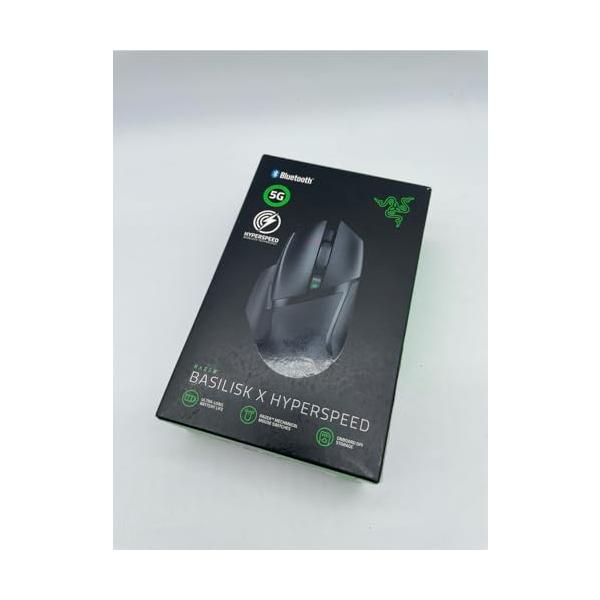 【中古】Razer Basilisk X HyperSpeed ゲーミングマウス 高速道路無線電話 HyperSpeed/Bluetooth うつり変わり能力のある 16000DP