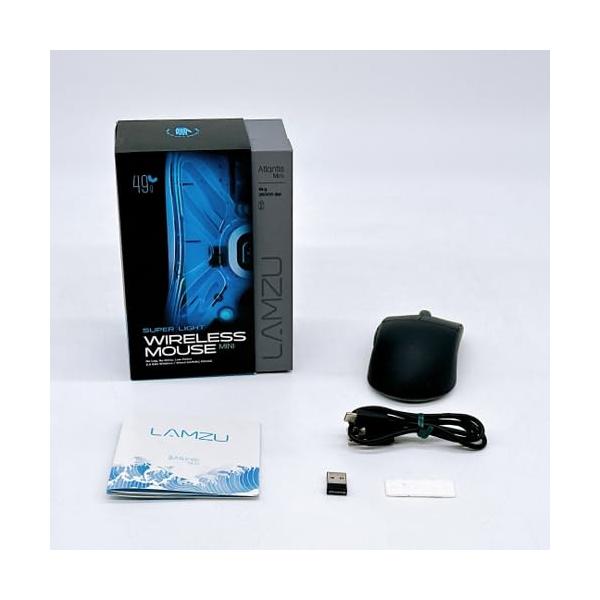 【中古】LAMZU Atlantis Mini ミニ Wireless Superlight Gaming Mouse ゲーミングマウス (BLACK)