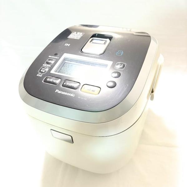 【中古】パナソニック 1升 炊飯器 IH式 白いこと SR-SX182-W