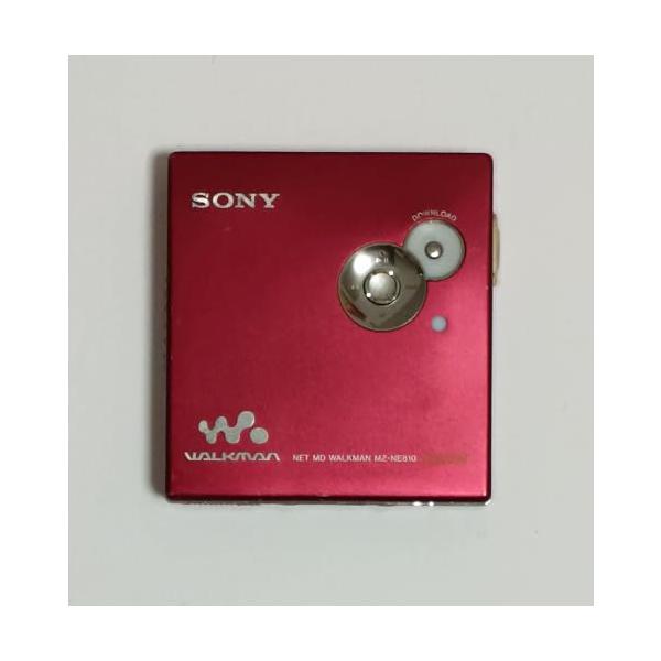【中古】SONY ソニー MZ-NE810（-R）赤いこと Net MD相応う携帯型MDウォークマン MDLP相応う （MD生まれ変わり専用機/MDウォークマン）