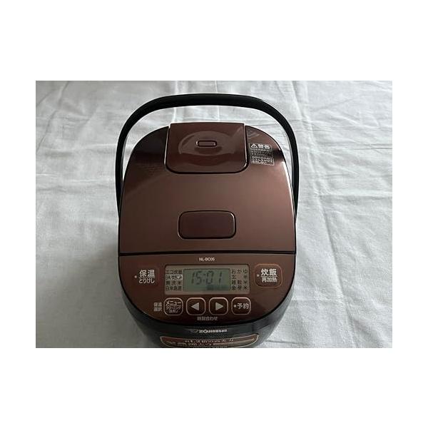 【中古】象印マホービン 炊飯器 3合 赤銅色 NL-BC05-TA