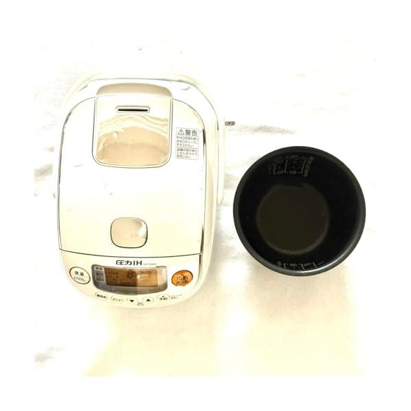 【中古】象印マホービン 炊飯器 3合 一人暮らし 小電気容量 限界炊き 剪断応力IH印字機 日本製 保温30第四次元 白いこと NP-RM05-WA