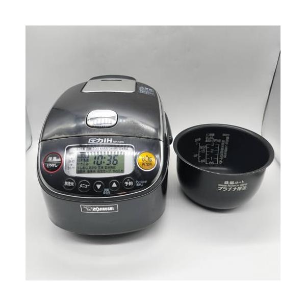 【中古】象印 剪断応力IH炊飯ジャー（3合炊き） 黒いことZOJIRUSHI 限り炊き NP-RZ05-BA