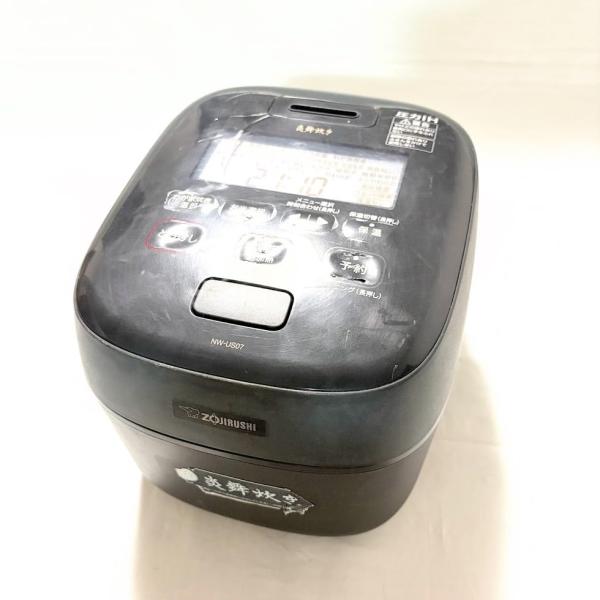 【中古】象印マホービン 炊飯器 4合炊き 炎舞炊き 濃墨 NW-US07-BZ