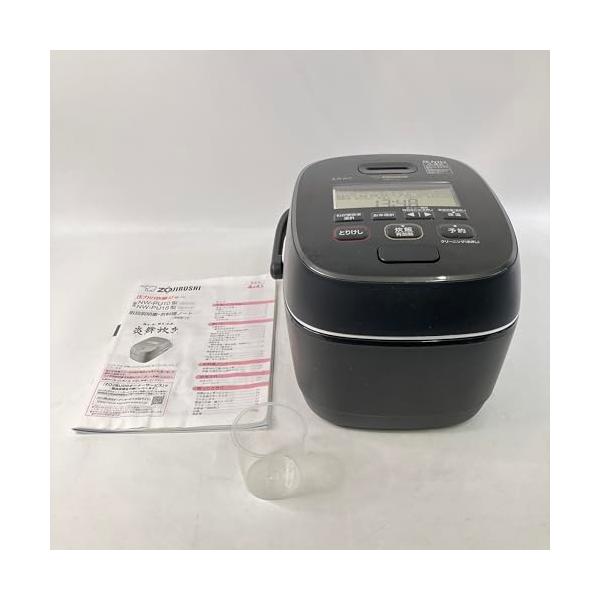 【中古】象印マホービン 炊飯器 5.5合 炎舞炊き 黒いこと NW-PU10-BZ