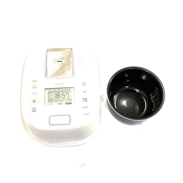 【中古】東芝(TOSHIBA) 炊飯器 3.5合 剪断応力IHジャー炊飯器 一人暮らし用 目あたらしい保温24第四次元 RC-6PXR(W) 白いこと 炊き分け 3通い路 焦熱地獄
