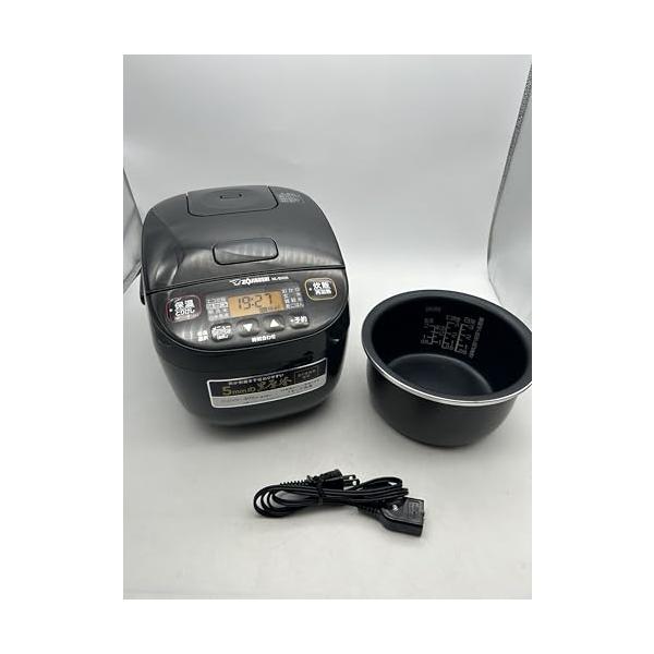 【中古】象印マホービン 炊飯器 3合 黒いこと NL-BX-05-BA