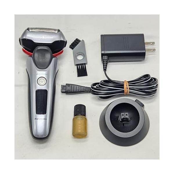【中古】パナソニック 子ヒツジ短距離競走 メンズ電気かみそり 3枚刃 薄墨色調 ES-LT5A-H