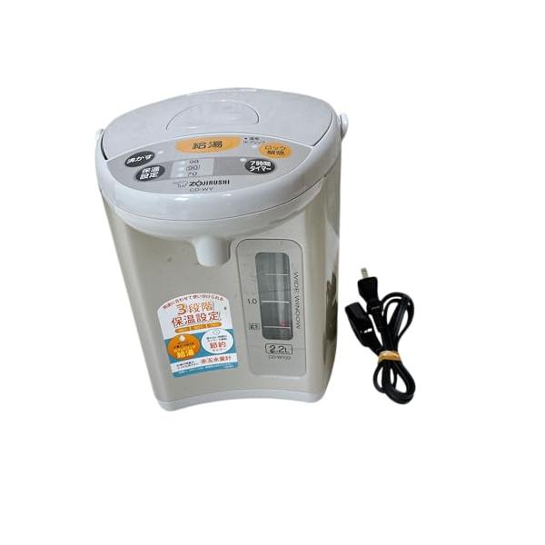 【中古】象印マホービン 灯し火ポット 2.2L 薄墨色 CD-WY22-HA