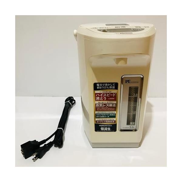 【中古】象印マホービン 明かりポット 3.0L 白いこと CV-WB30-WA