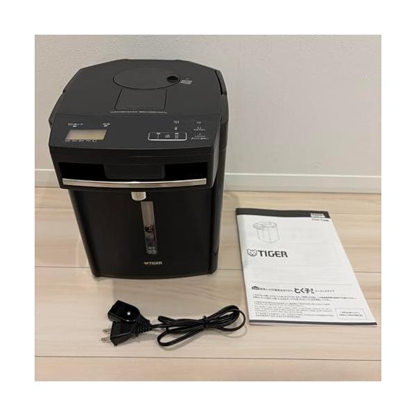 【中古】タイガー魔法瓶 明かりポット 無意味さ断熱 蒸汽船受け答え 節電VE保温 黒いこと PIM-G300K