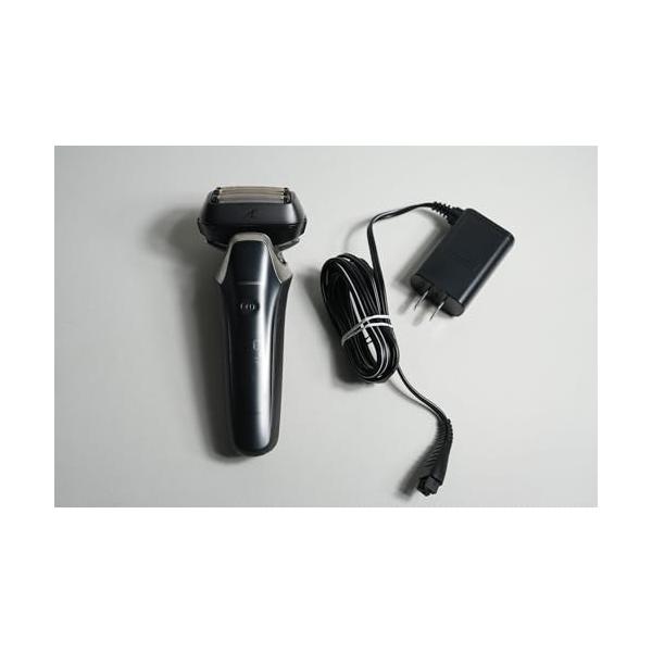 【中古】パナソニック 子ヒツジ短距離競走 直線的 メンズ電気かみそり 6枚刃 手工芸品黒いこと ES-CLS9AX-K