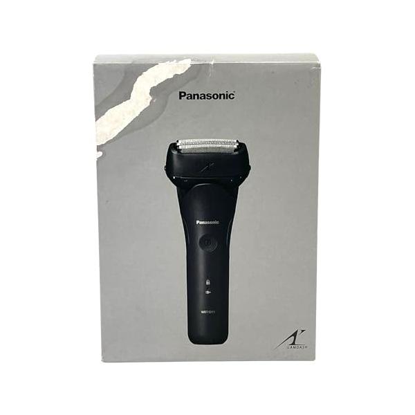 【中古】パナソニック メンズ電気カミソリ 子ヒツジ短距離競走 3枚刃 黒 お風呂剃り可 ES-LT2B-K