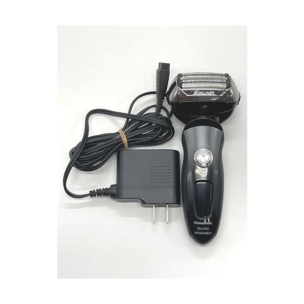 【中古】パナソニック 子ヒツジ短距離競走 メンズ電気カミソリ 5枚刃 黒 ES-LV52-K