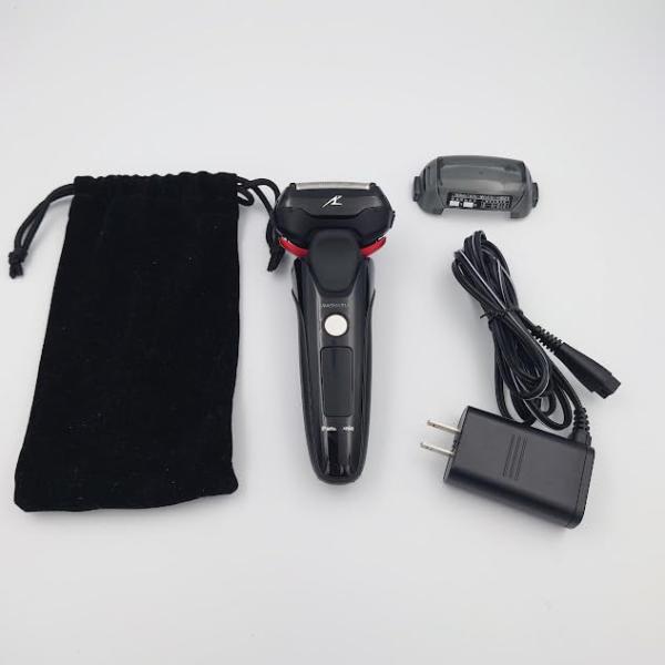 【中古】パナソニック 子ヒツジ短距離競走 メンズ電気かみそり 3枚刃 黒 ES-LT2A-K