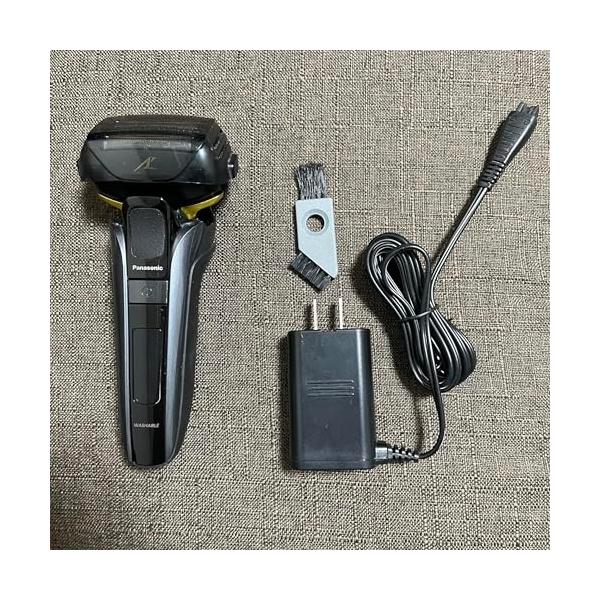 【中古】パナソニック 子ヒツジ短距離競走 メンズ電気カミソリ 5枚刃 黒 ES-LV5C-K