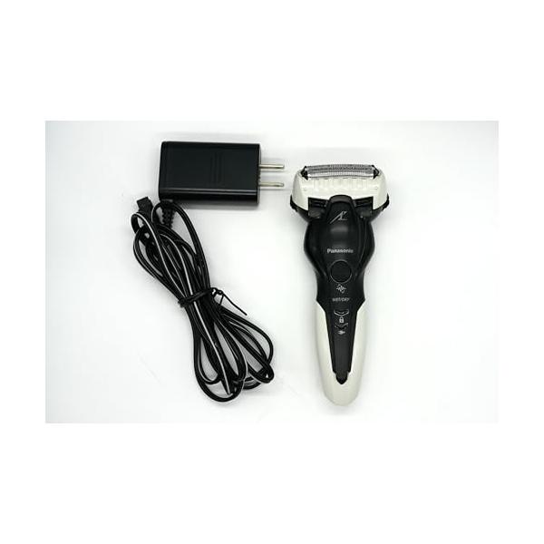 【中古】パナソニック 子ヒツジ短距離競走 メンズ電気カミソリ 3枚刃 お風呂剃り可 白 ES-CST2S-W