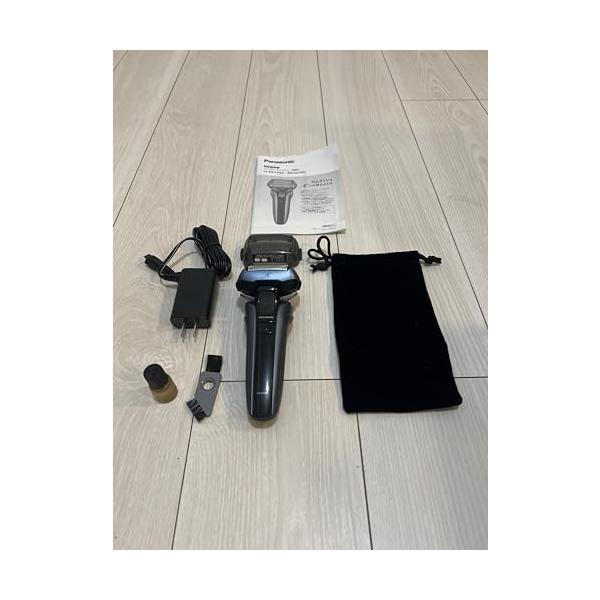 【中古】パナソニック メンズ電気カミソリ 子ヒツジ短距離競走 直線的 5枚刃 青 ES-LV5U-A