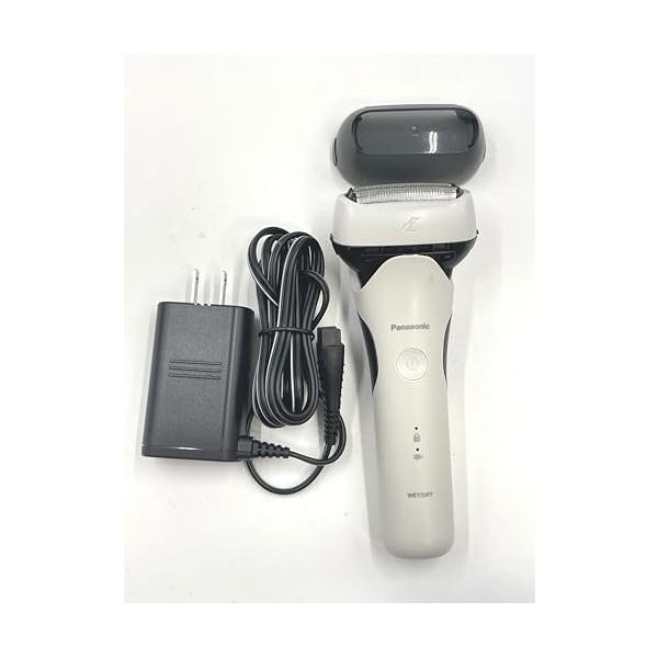 【中古】パナソニック メンズ電気カミソリ 子ヒツジ短距離競走 3枚刃 白 お風呂剃り可 ES-LT2B-W