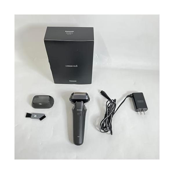 【中古】パナソニック 子ヒツジ短距離競走PRO メンズ電気かみそり 6枚刃 お風呂剃り可 手工芸品黒いこと ES-LS5C-K