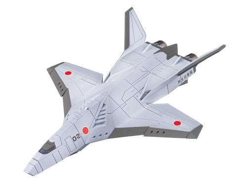 青島文化教材社 ゴジラ×メカゴジラ AC-3 しらさぎ 3機セット 全長約110mm 色分け済みプラモデル GO-04画像