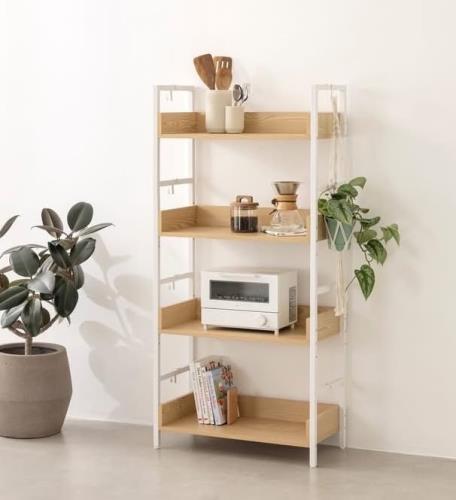 ♡ インテリア共和国 ラック 3段 幅82×奥行30×高さ90cm ♡ Amazon｜インテリア共和国 オープンシェルフ おしゃれ ラック 本棚