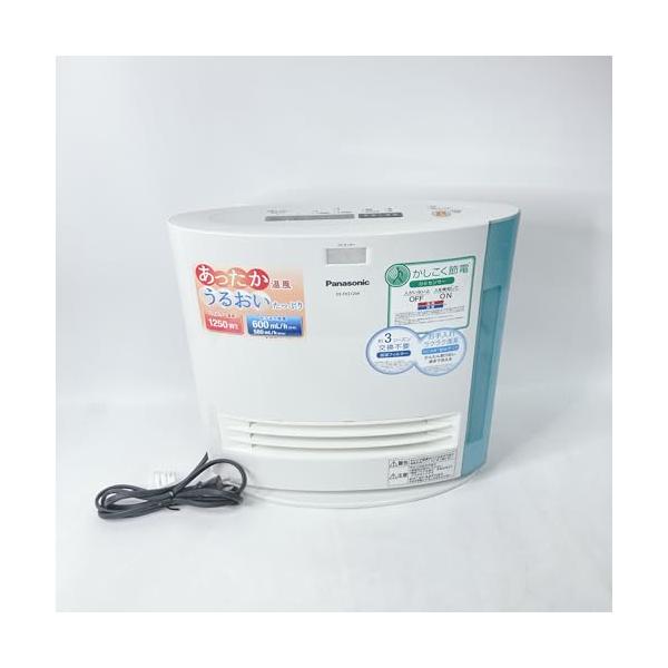 【中古】パナソニック セラミックファンヒーター 加湿機能付 ひとセンサー付 ブルー DS-FKS1204-A