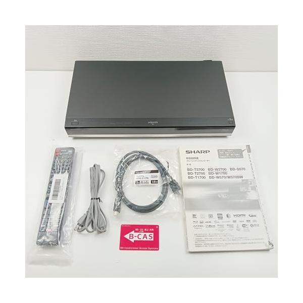 【中古】シャープ 2TB 2チューナー ブルーレイレコーダー AQUOS BD-W2700