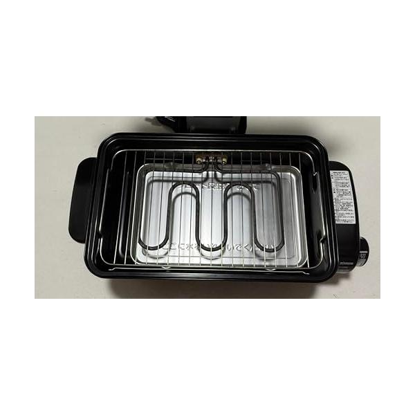 【中古】象印 フィッシュロースター 両面焼き 分解洗い&プラチナ触媒フィルター EF-VG40-SA