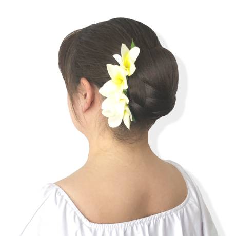 デザイン シニヨン 和装 浴衣 アップスタイル 和服 ヘアアレンジ まとめ髪 ハワイアン ウィッグ お団子 フラ 着物 フラダンス 髪型