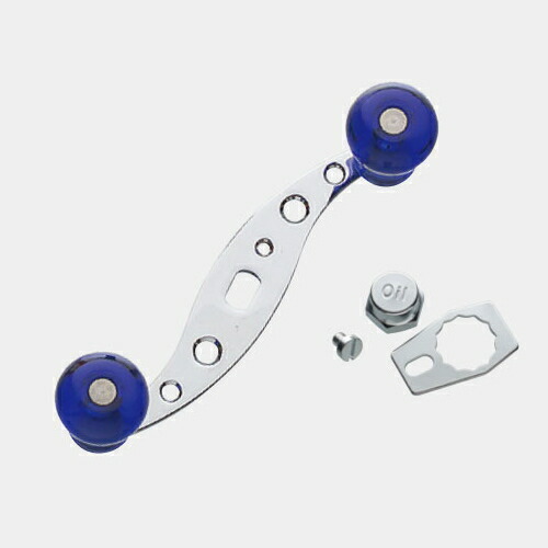 アブ　ハンドル　80mm マーブルホワイト　サイモンシモムラ　カハラジャパン ABUアンバサダー用スペアハンドル 釣り具小物／カハラジャパン