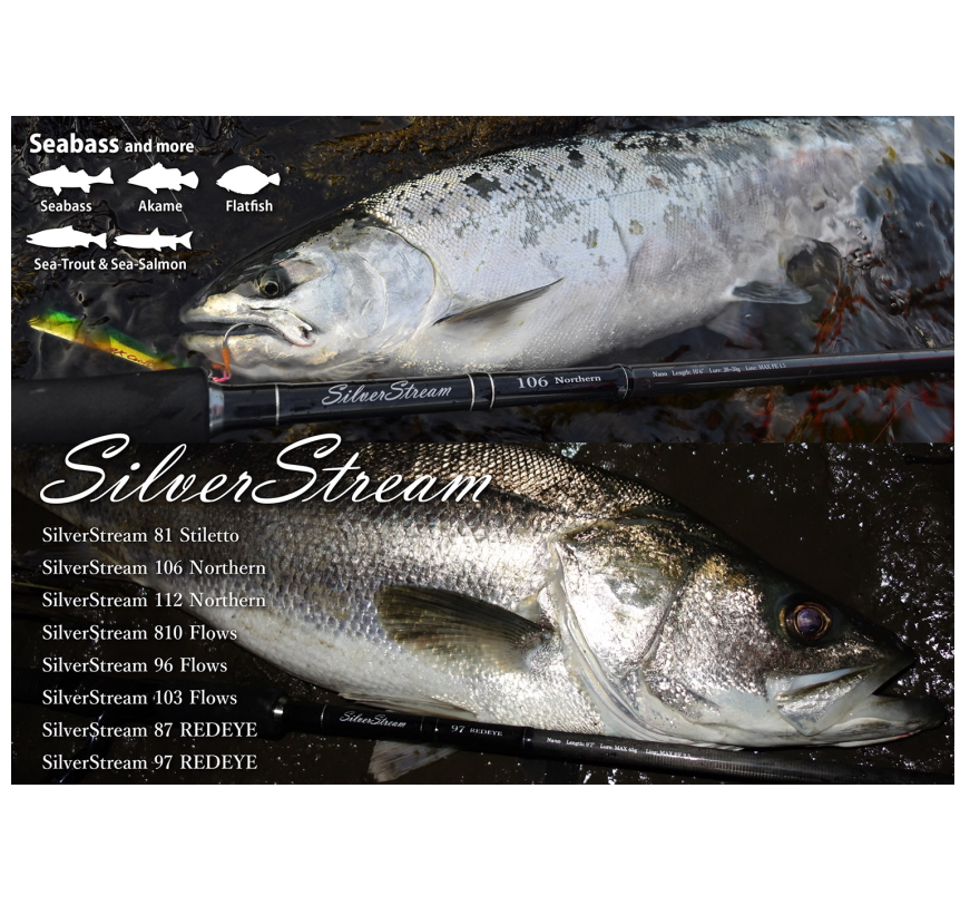 楽天市場】【在庫あり・即納】 リップルフィッシャー シルバーストリーム 106 ノーザン ナノ( SilverStream 106 Northern  Nano) : 鶴ヶ島タックルアイランド