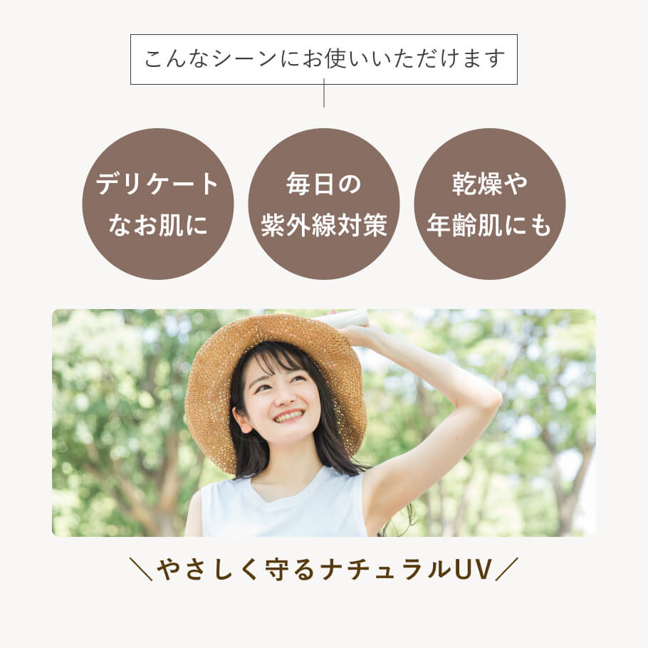 日焼け止め 敏感肌 ノンケミカル SPF20 PA++ 紫外線吸収剤不使用 石鹸オフ 石鹸で落とせる 低刺激 顔用 子供 赤ちゃん オーガニック UVミルク ナノ粒子不使用 無添加 化粧下地 | FRESH アロマUVサンプロテクトラベンダー