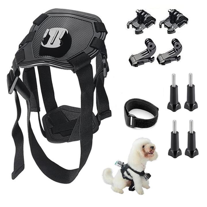 【楽天市場】ドック ハーネスマウント カメラストラップ ペット ジンバル 犬の前胸 背中 両用 アクションカメラ 固定ショルダーストラップ