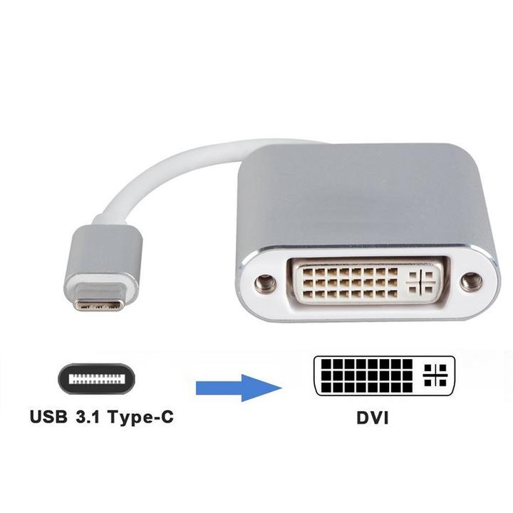 楽天市場 送料無料 Usb C Dvi 24 1 ピン 変換アダプタ 4k2k対応 1080p 1920 1200 2560 1440 3840 2160 Usb 3 1 Type C To Dvi オス メス For Macbook 12inch Chromebook Pixel Full Hd対応 シルバー ホワイト ２カラー選択 Mahsalink