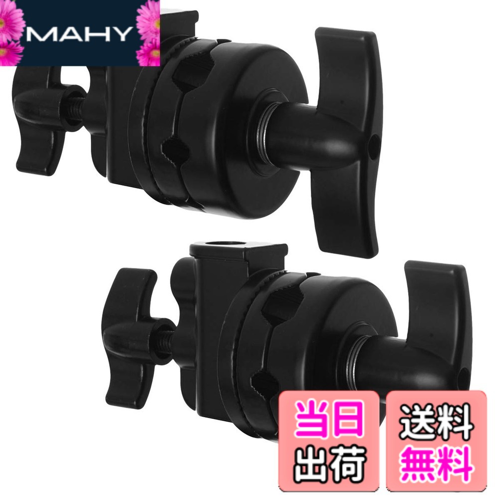 【貨物輸送無料】Selens グリップヘッド スイベルヘッド 多役立つことヘビーデューティー 2.5インチ アダプタ C照明ランプ 点火装置照明ランプ もっけの幸い手 他の映画化計器相応う 1/2 1/4 3/8 5/8in相応う 2点仕掛ける 黒いこと