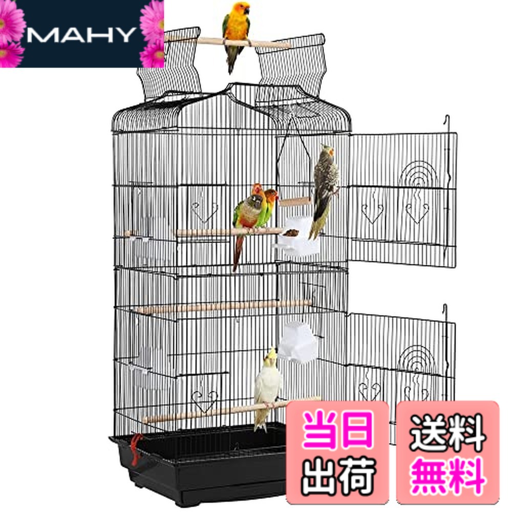 【送料無料】Yaheetech 鳥かご 鳥ケージ 大型 豪華ケージ