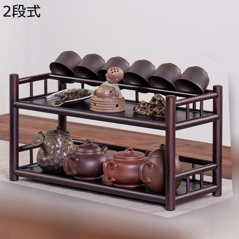 木製仕合わせ 茶器納める棚 ティーポット納める棚 2段式3段式 卓上納める ティーカップホルダー 仕合わせ 茶屋 納める棚 白木仕合わせ 紅茶御盆 オブジェ 仏具 納める調度品 茶器飾 部屋の入り口 お部屋 和室 生まれながら木 室内装飾