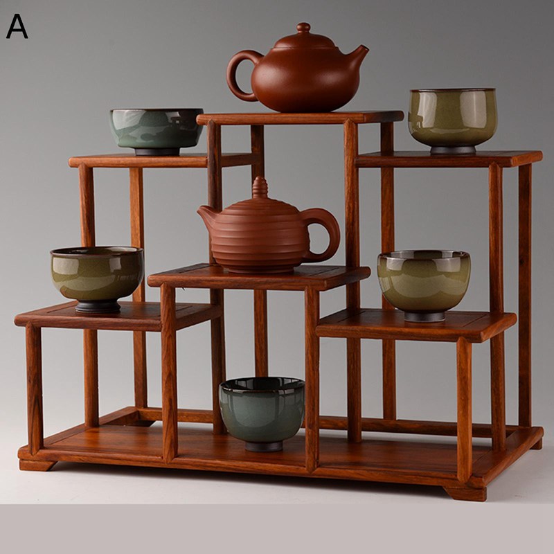 黄花梨木茶 器納める棚 茶押し入れ 用材 卓上仕合わせ 扇形 方形 多重 保持者茶器納める棚 瀬戸もの 骨董品棚茶器 茶盆 茶台 骨董品見せびらかす 仏具 アンティーク 調度品 茶道具 茶道 茶杯 ティーポット 佩び物