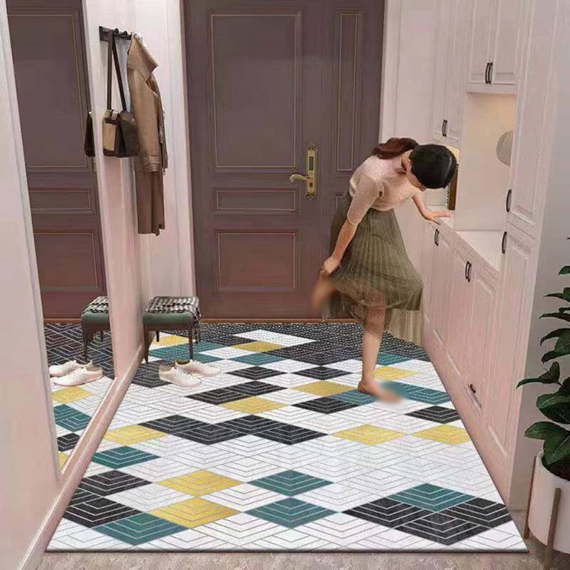 玄関マット 室内 おしゃれ スタイル ラグマット 長方形 絨毯 吸水性いい ドアマット かわいい 屋内マット 滑り止め バスマット 速乾 小さめ 足ふきマット リビング カーペット 防音 寝室マット