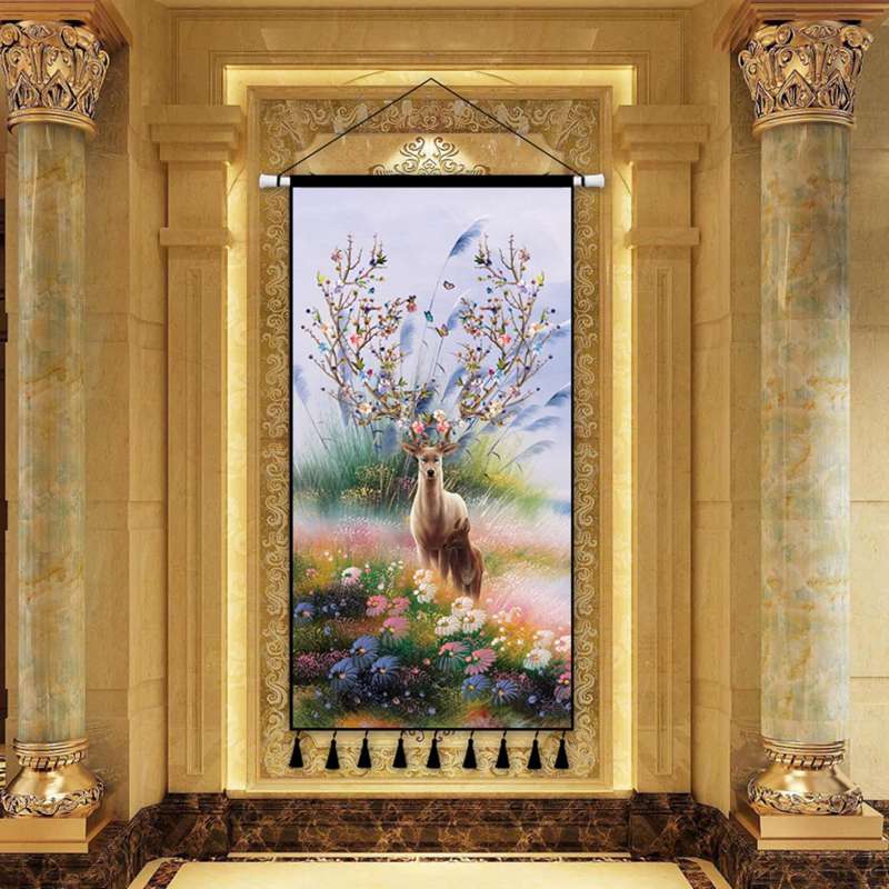 掛けじく 絵図面 水彩画絵 人となりうつり変わり アラス 日回り 花やしき 布お知らせ 森林地帯 飾り付け 不死化 壁吊り 北欧 格好のいい 気どらずに かざり付ける布 サプライズ 映画化壁紙 クジャク 雑貨 飾り付け バレンタイン カーテン・ブラインド-インテリア・寝具・収納-のれん
